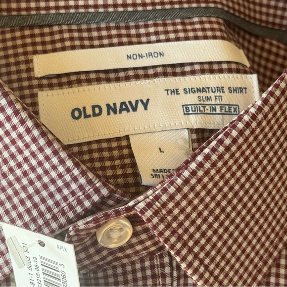 3 Old Navy Long Sleeve Slim Fit Dress Shirts 👔 (Bundle of 3) NWOT - Picture 3 of 7